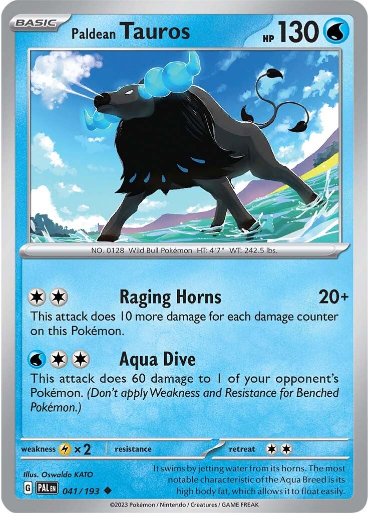 Paldean Tauros (041/193) [Scarlet & Violet: Paldea Evolved] | Anubis Games and Hobby