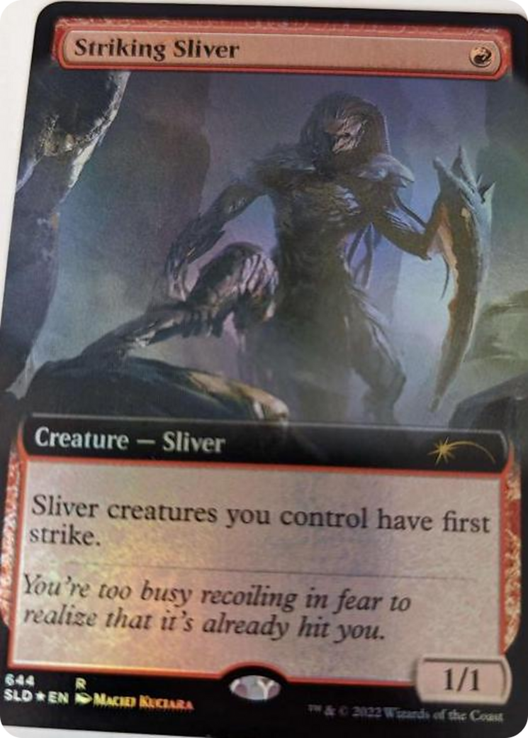 Striking Sliver (Extended Art) [Secret Lair Drop Series] | Anubis Games and Hobby