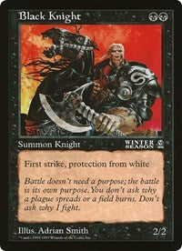 Black Knight (Oversized) [Oversize Cards] | Anubis Games and Hobby