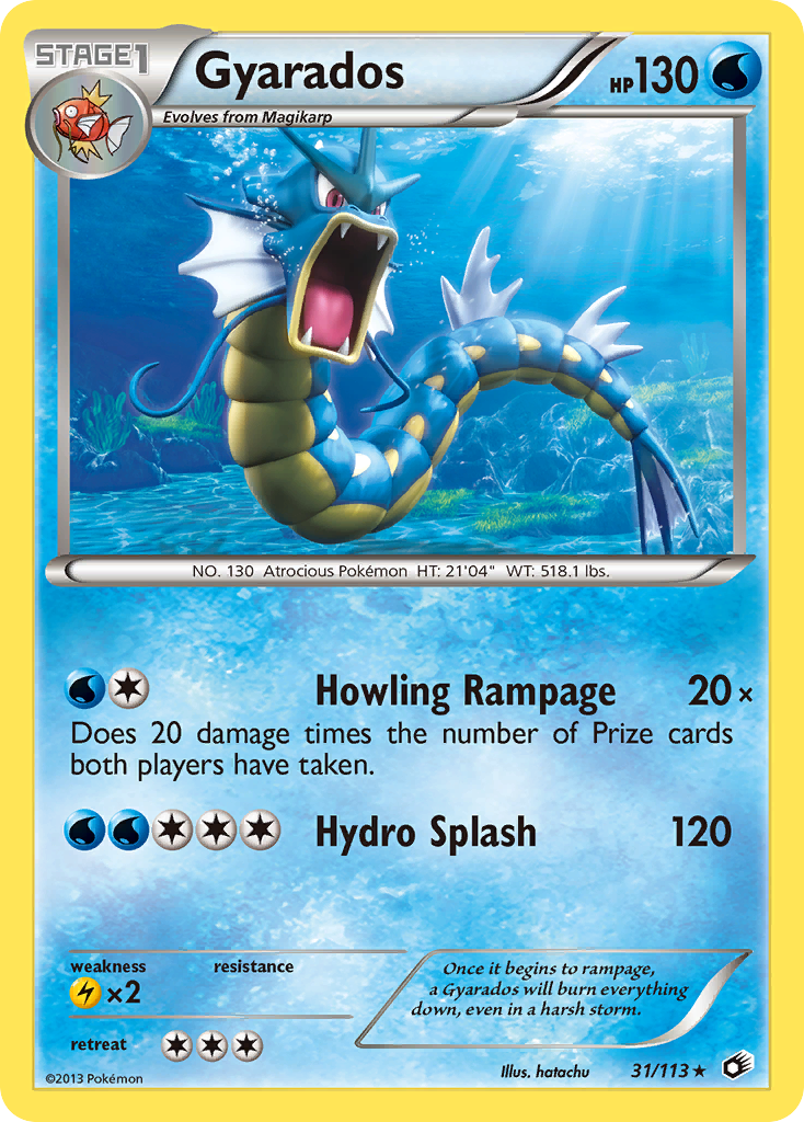 Gyarados (31/113) [Black & White: Legendary Treasures] | Anubis Games and Hobby