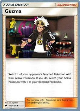 Guzma (115/147) (Victory Map - Robin Schulz) [World Championships 2018] | Anubis Games and Hobby
