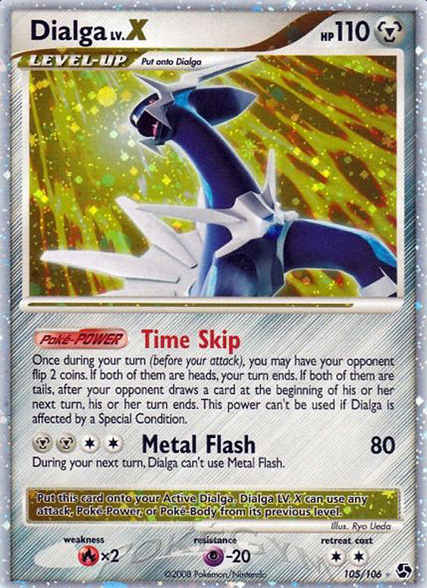 Dialga LV.X (105/106) [Diamond & Pearl: Great Encounters] | Anubis Games and Hobby