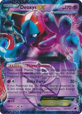 Deoxys EX (53/116) (Jumbo Card) [Black & White: Plasma Freeze] | Anubis Games and Hobby