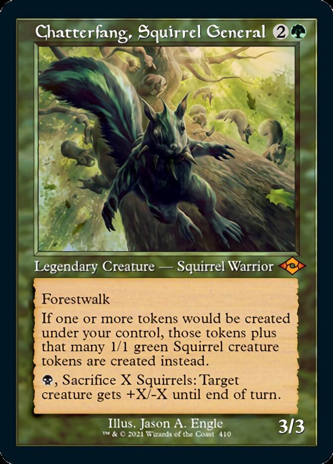 Chatterfang, Squirrel General (Retro) [Modern Horizons 2] | Anubis Games and Hobby