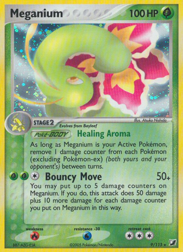 Meganium (9/115) (Theme Deck Exclusive) [EX: Unseen Forces] | Anubis Games and Hobby