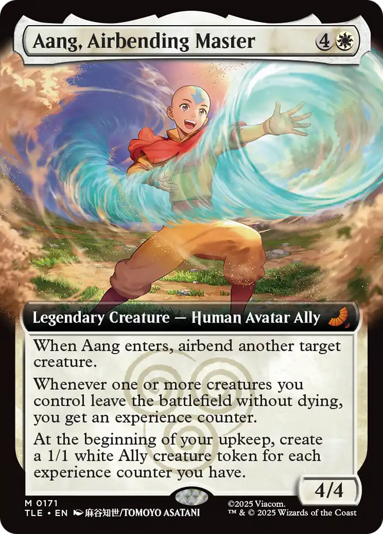 Aang, Airbending Master (Extended Art) [Avatar: The Last Airbender: Eternal-Legal] | Anubis Games and Hobby