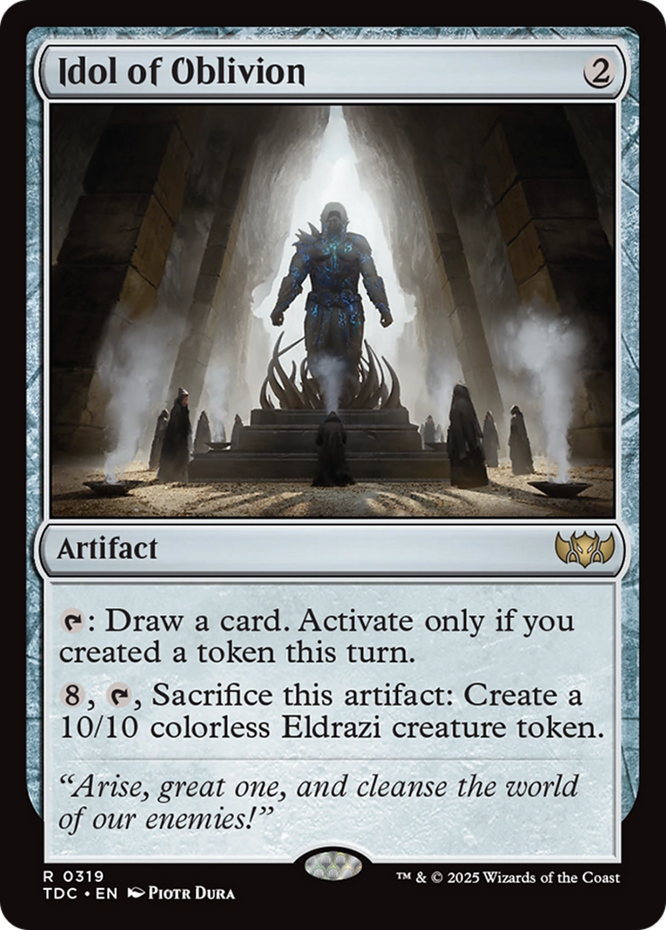 Idol of Oblivion [Tarkir: Dragonstorm Commander] | Anubis Games and Hobby