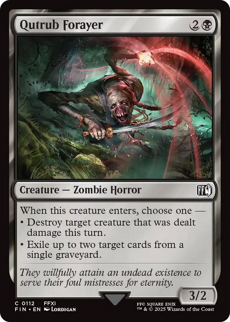 Qutrub Forayer [FINAL FANTASY] | Anubis Games and Hobby