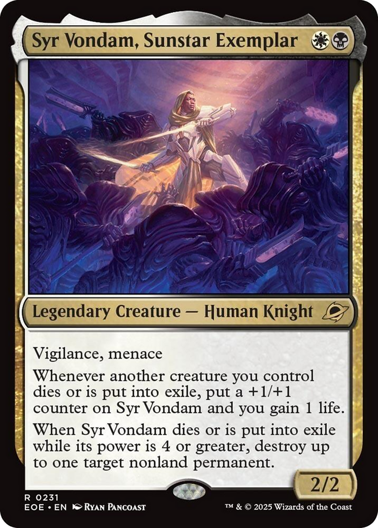Syr Vondam, Sunstar Exemplar [Edge of Eternities] | Anubis Games and Hobby