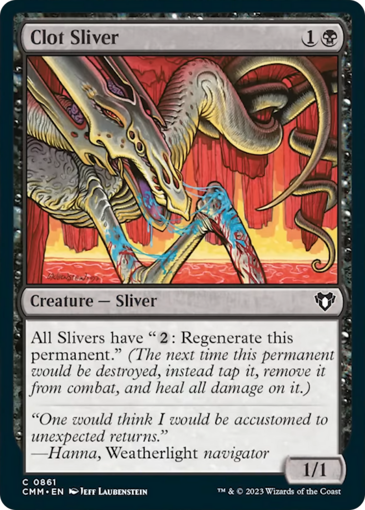 Clot Sliver [Commander Masters] | Anubis Games and Hobby