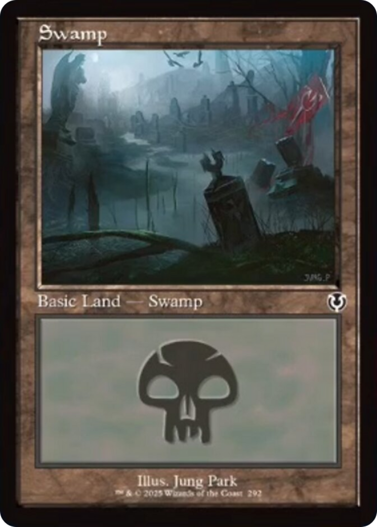 Swamp (292) (Retro Frame) [Innistrad Remastered] | Anubis Games and Hobby