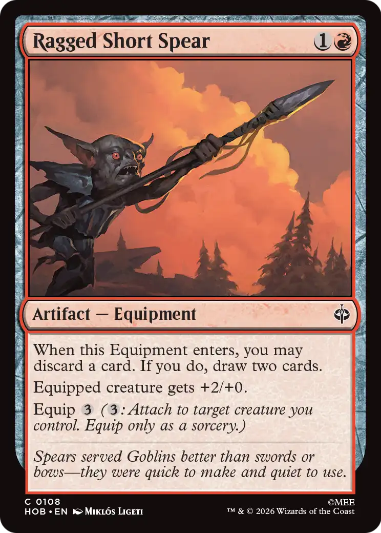 Ragged Short Spear [The Hobbit] | Anubis Games and Hobby