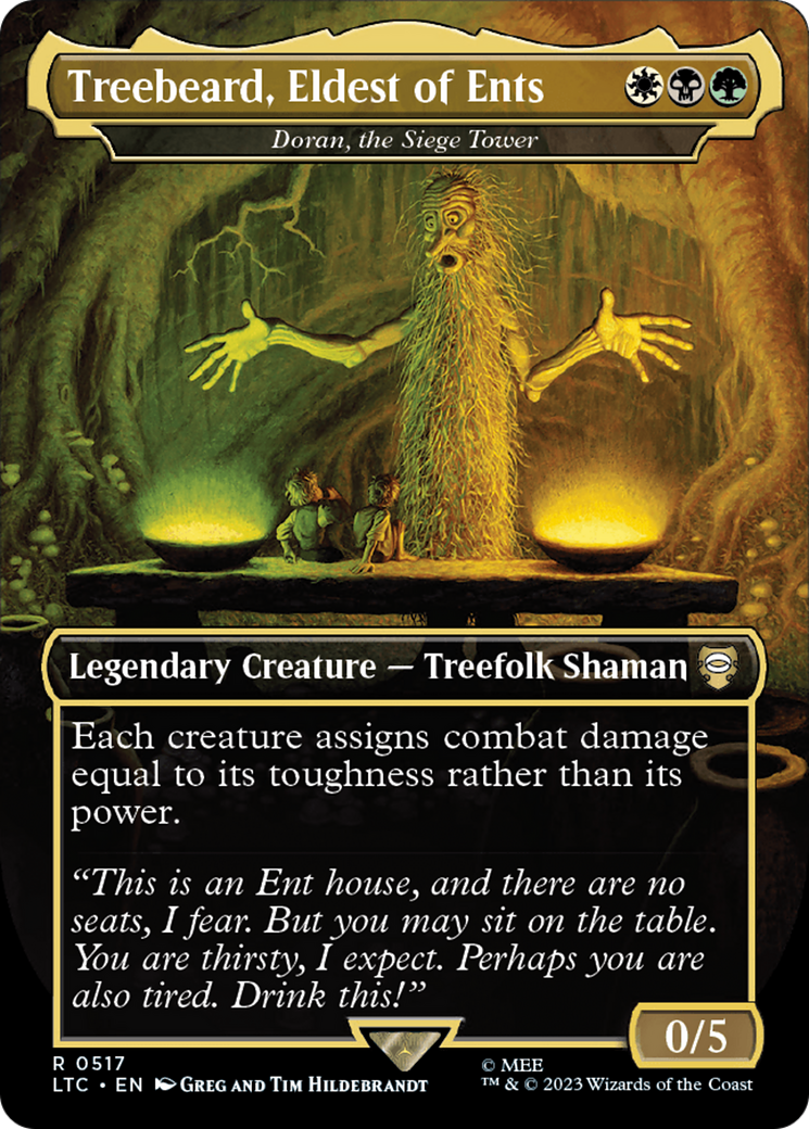 Treebeard, Eldest of Ents - Doran, the Siege Tower (Borderless) [The Lord of the Rings: Tales of Middle-Earth Commander] | Anubis Games and Hobby