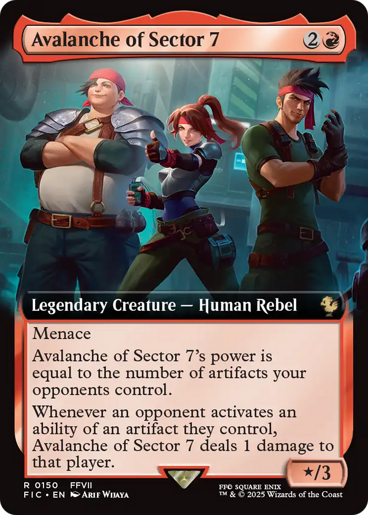 Avalanche of Sector 7 (Extended Art) [FINAL FANTASY Commander] | Anubis Games and Hobby
