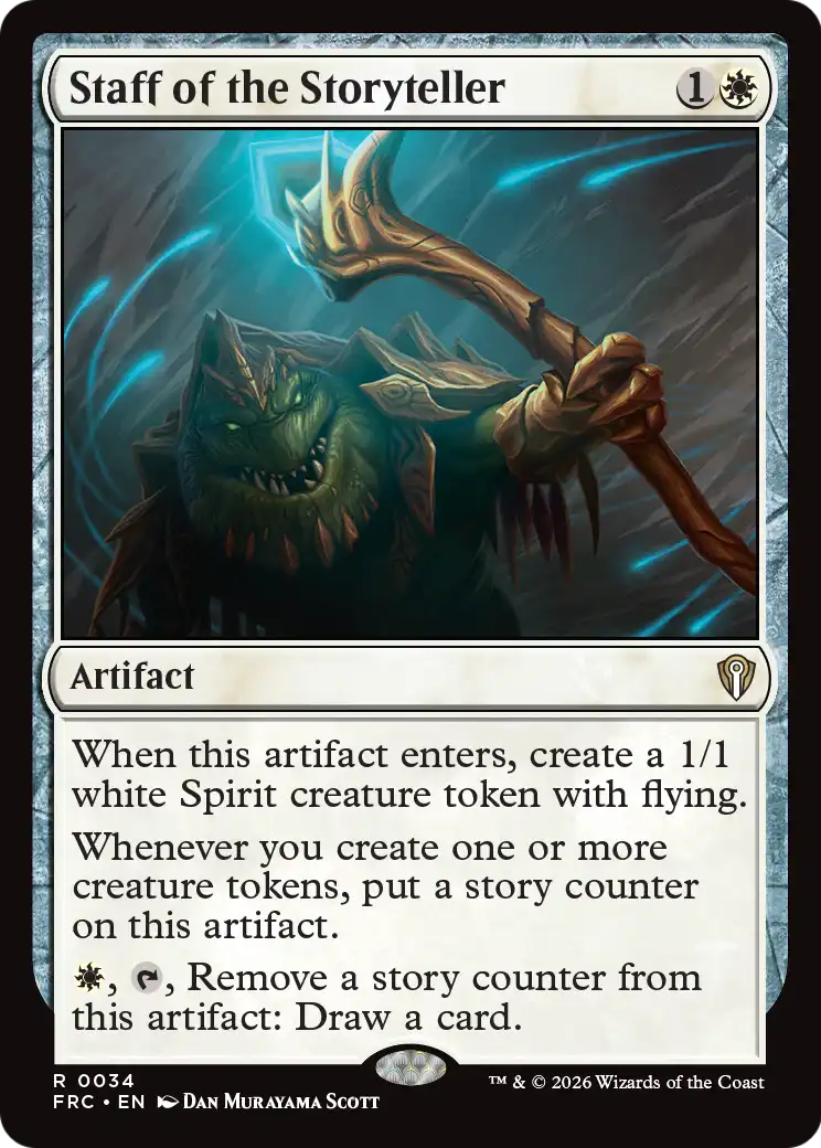 Staff of the Storyteller [Reality Fracture Commander] | Anubis Games and Hobby
