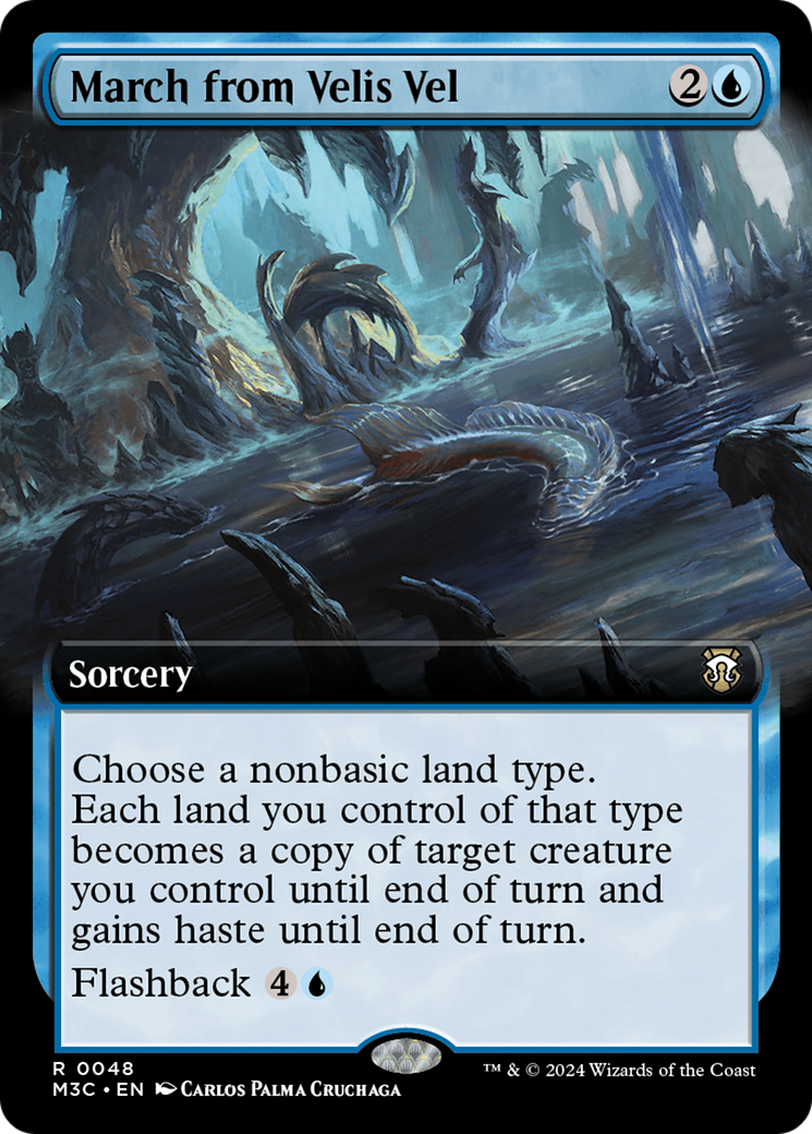 March from Velis Vel (Extended Art) [Modern Horizons 3 Commander] | Anubis Games and Hobby