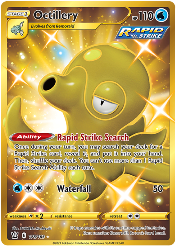 Octillery (178/163) [Sword & Shield: Battle Styles] | Anubis Games and Hobby