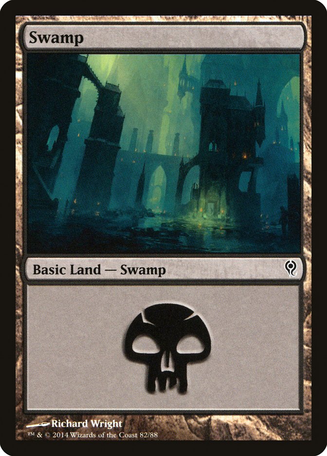 Swamp (82) [Duel Decks: Jace vs. Vraska] | Anubis Games and Hobby