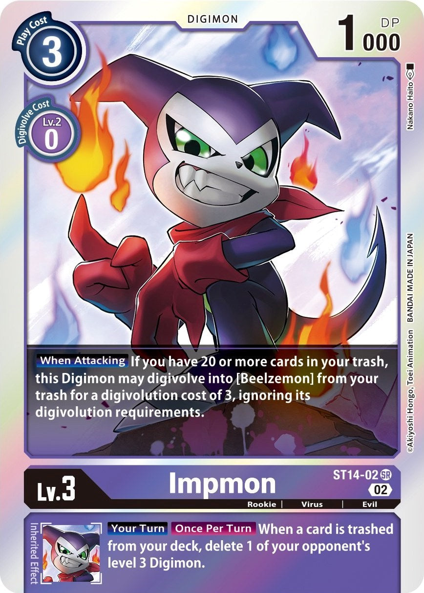 Impmon [ST14-02] [Starter Deck: Beelzemon Advanced Deck Set] | Anubis Games and Hobby