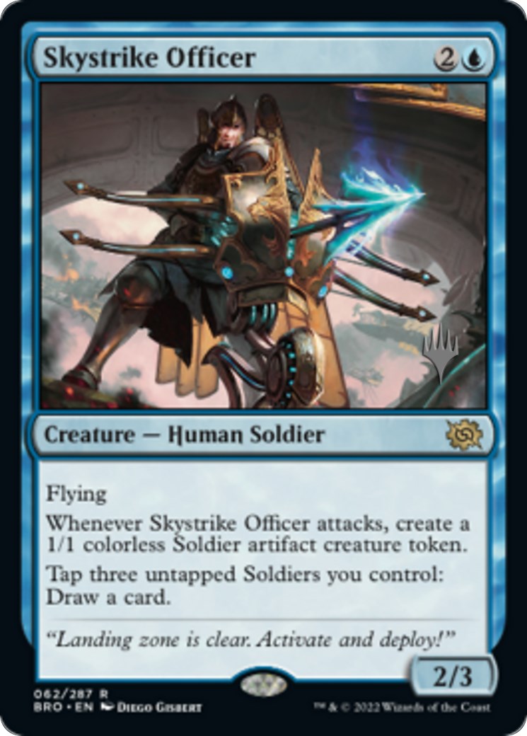 Skystrike Officer (Promo Pack) [The Brothers' War Promos] | Anubis Games and Hobby