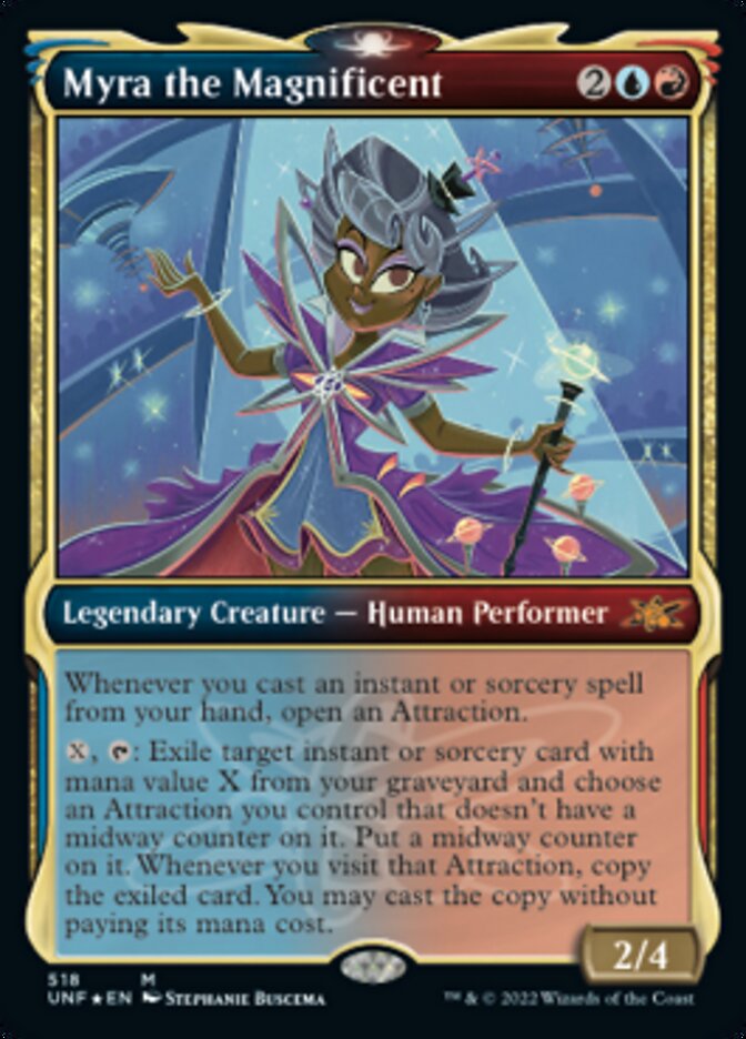 Myra the Magnificent (Showcase) (Galaxy Foil) [Unfinity] | Anubis Games and Hobby