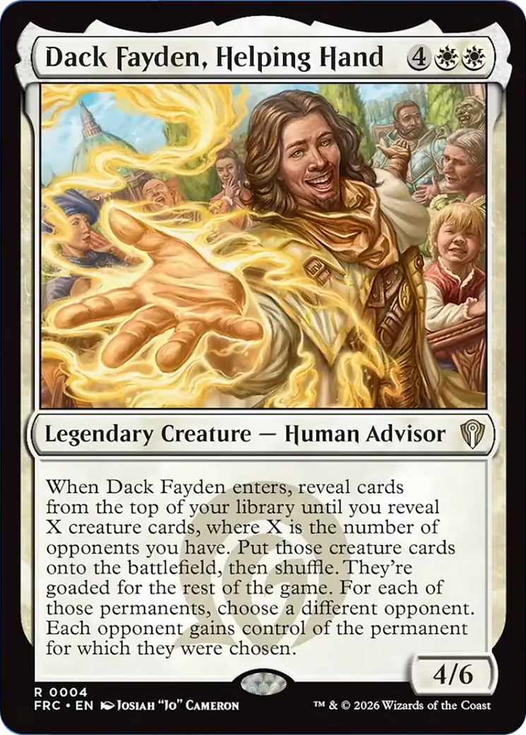 Dack Fayden, Helping Hand [Reality Fracture Commander] | Anubis Games and Hobby