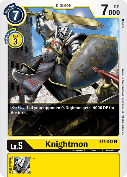 Knightmon [BT5-042] [Battle of Omni] | Anubis Games and Hobby