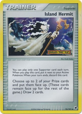Island Hermit (76/101) (Stamped) [EX: Dragon Frontiers] | Anubis Games and Hobby