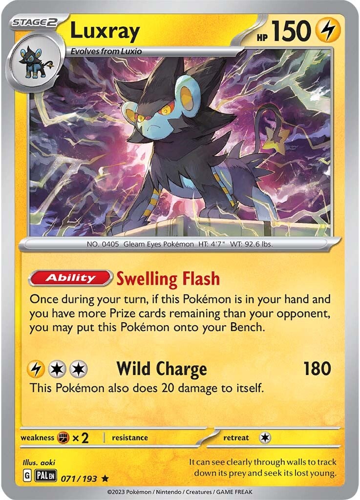 Luxray (071/193) [Scarlet & Violet: Paldea Evolved] | Anubis Games and Hobby