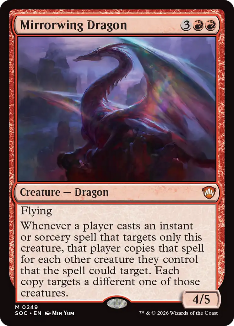 Mirrorwing Dragon [Secrets of Strixhaven Commander] | Anubis Games and Hobby