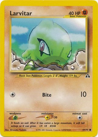 Larvitar (57/75) [Neo Discovery Unlimited] | Anubis Games and Hobby