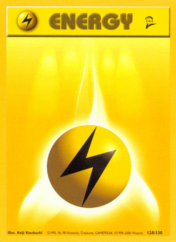 Lightning Energy (128/130) [Base Set 2] | Anubis Games and Hobby