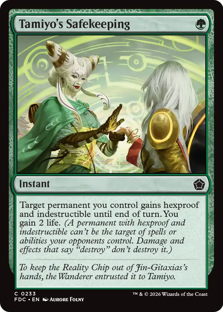 Tamiyo's Safekeeping [Foundations Commander] | Anubis Games and Hobby