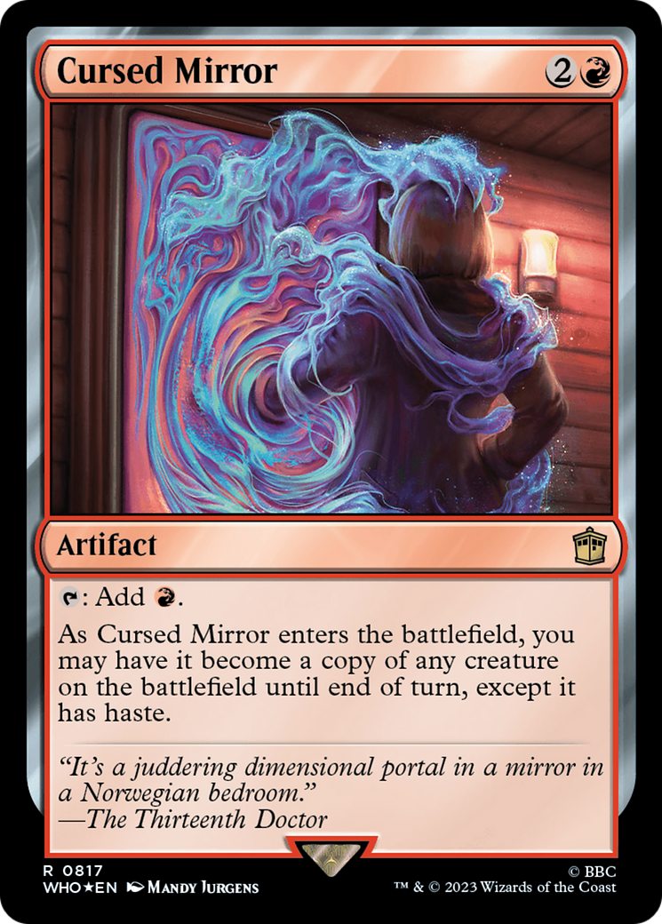 Cursed Mirror (Surge Foil) [Doctor Who] | Anubis Games and Hobby