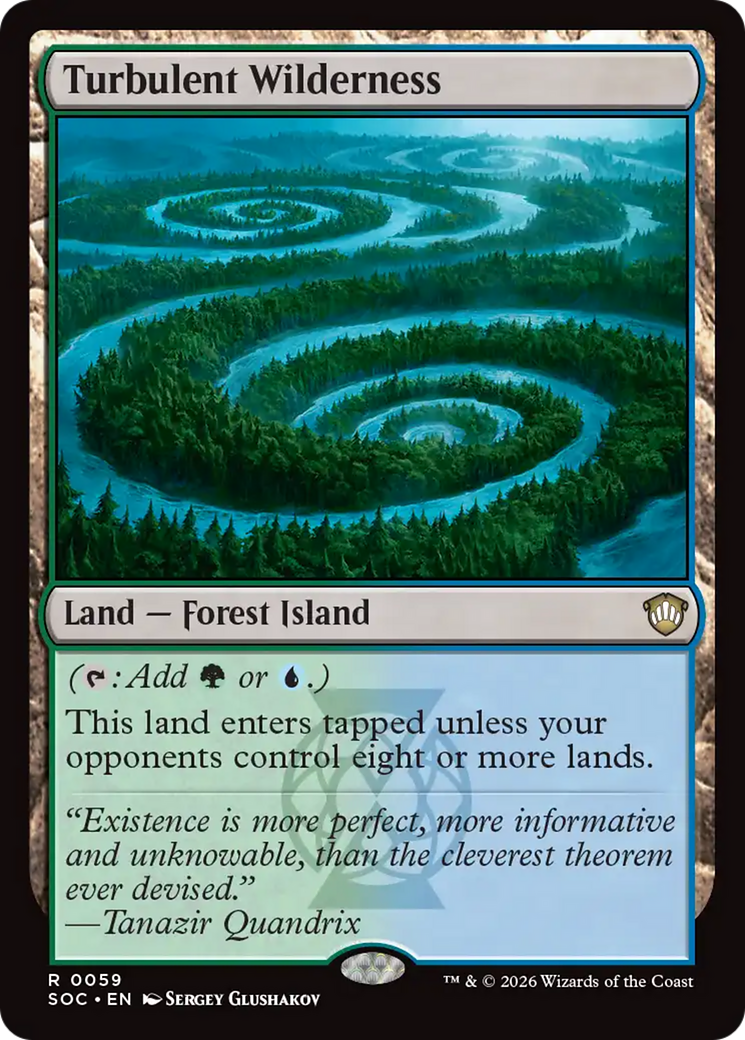Turbulent Wilderness [Secrets of Strixhaven Commander] | Anubis Games and Hobby