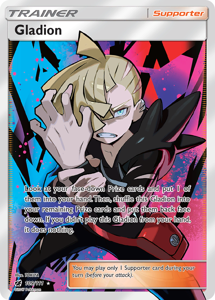 Gladion (109/111) [Sun & Moon: Crimson Invasion] | Anubis Games and Hobby