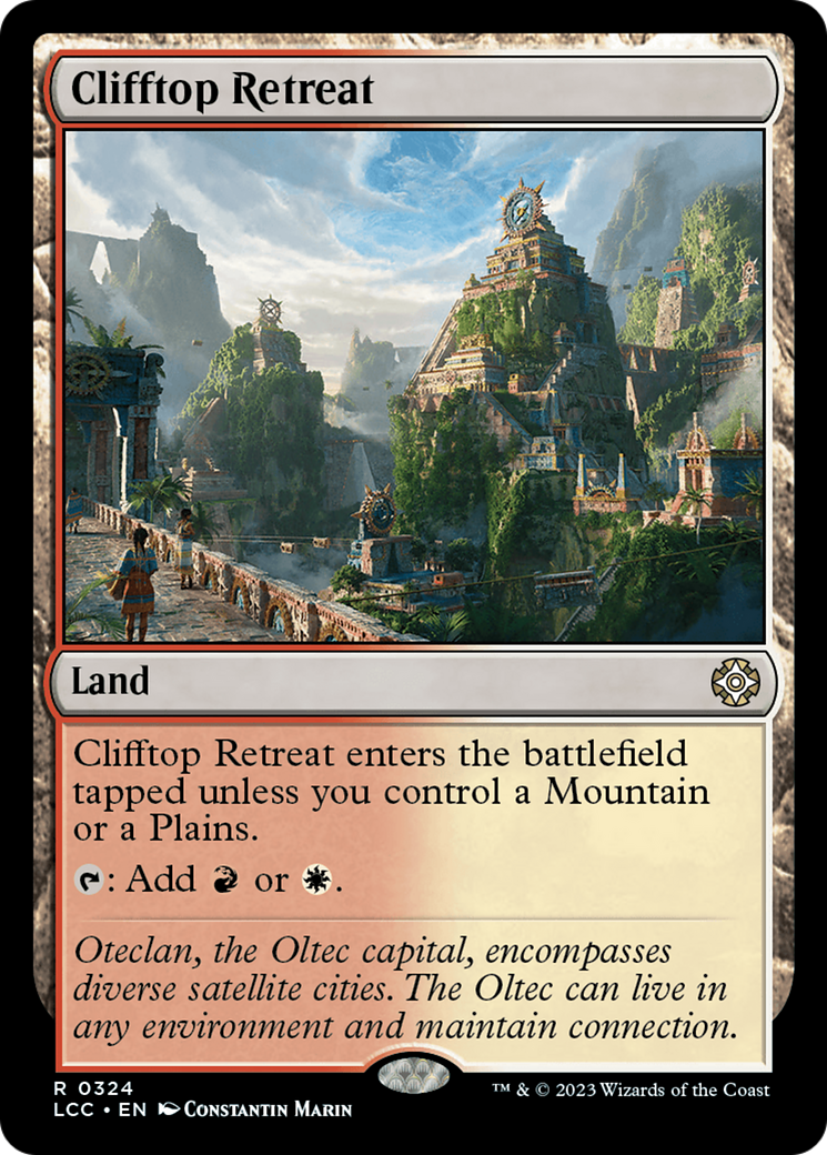 Clifftop Retreat [The Lost Caverns of Ixalan Commander] | Anubis Games and Hobby