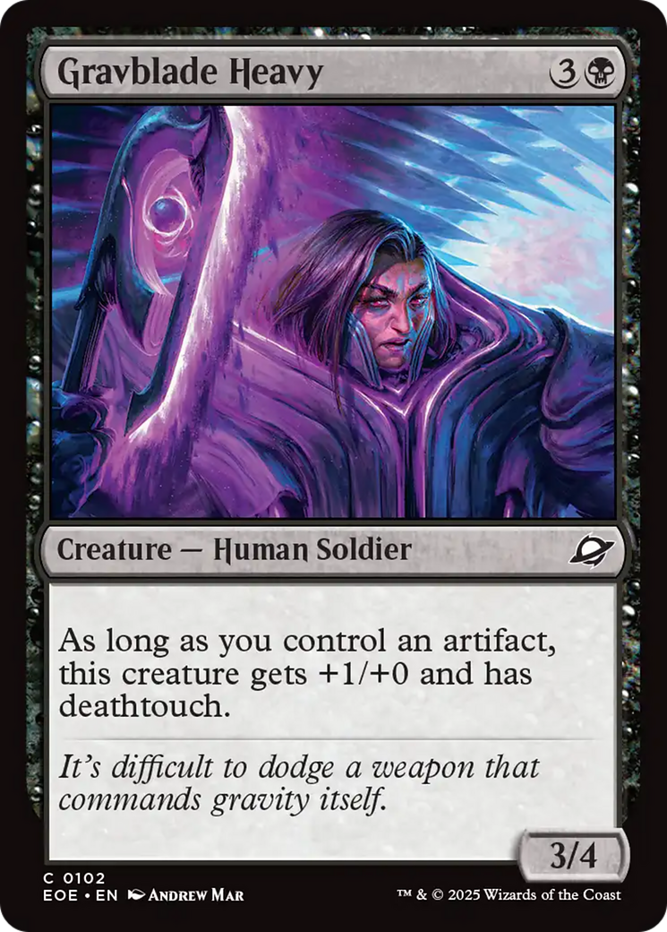 Gravblade Heavy [Edge of Eternities] | Anubis Games and Hobby