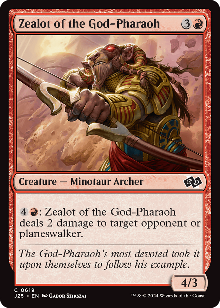 Zealot of the God-Pharaoh [Foundations Jumpstart] | Anubis Games and Hobby