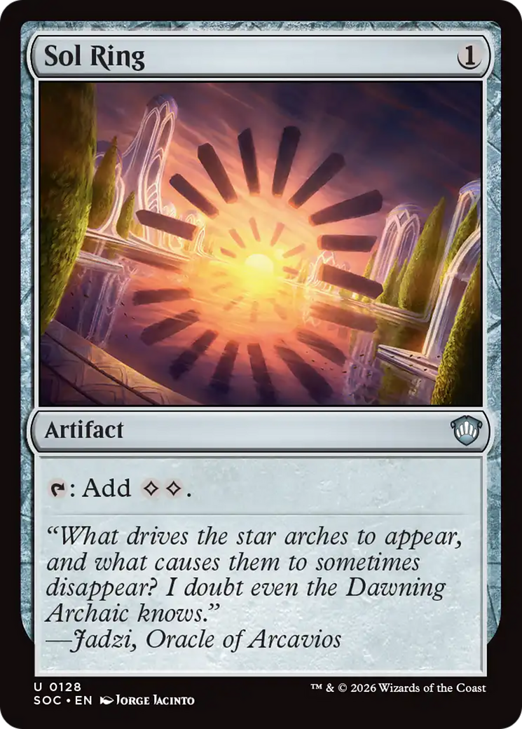 Sol Ring [Secrets of Strixhaven Commander] | Anubis Games and Hobby