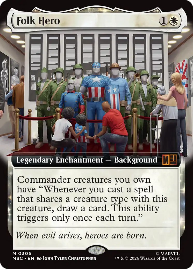 Folk Hero (Extended Art) [Marvel Super Heroes Commander] | Anubis Games and Hobby