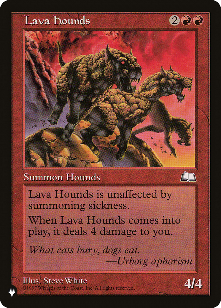 Lava Hounds [The List Reprints] | Anubis Games and Hobby