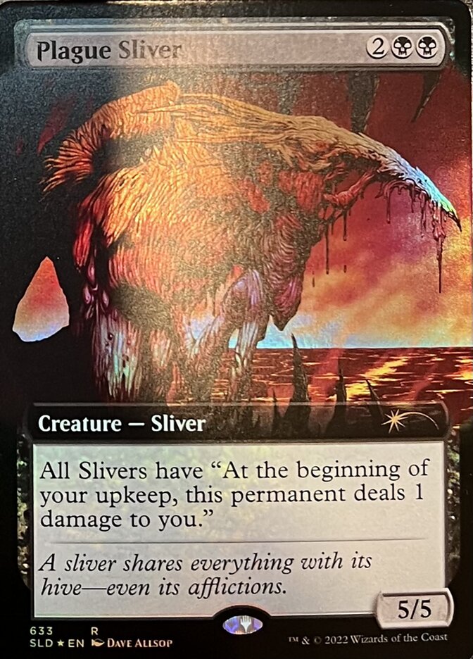 Plague Sliver (Extended Art) [Secret Lair Drop Promos] | Anubis Games and Hobby