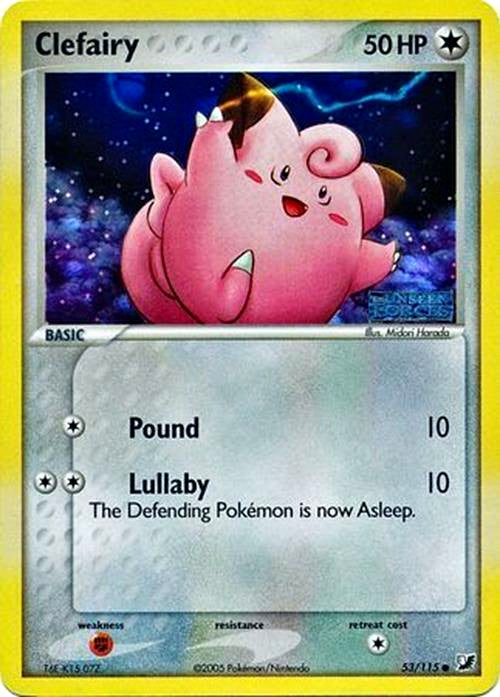 Clefairy (53/115) (Stamped) [EX: Unseen Forces] | Anubis Games and Hobby