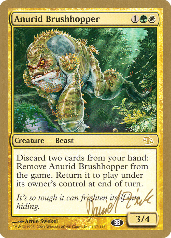 Anurid Brushhopper (Daniel Zink) (SB) [World Championship Decks 2003] | Anubis Games and Hobby