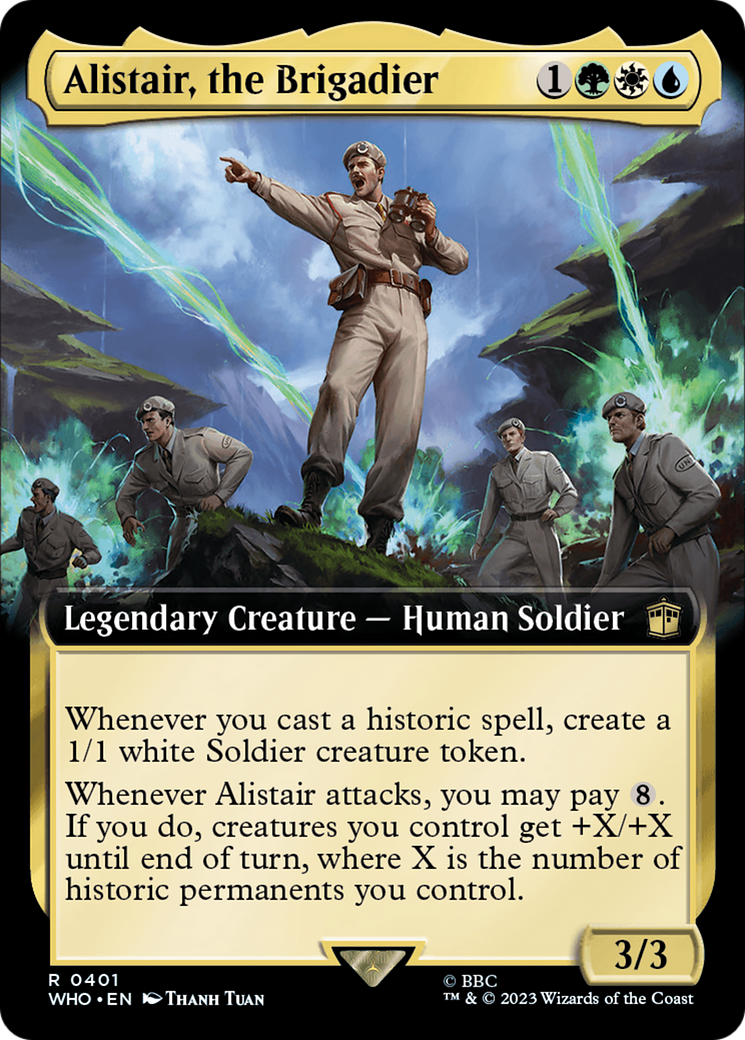 Alistair, the Brigadier (Extended Art) [Doctor Who] | Anubis Games and Hobby