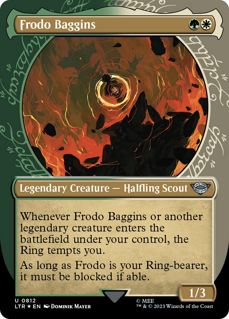 Frodo Baggins (Showcase) (Surge Foil) [The Lord of the Rings: Tales of Middle-Earth] | Anubis Games and Hobby