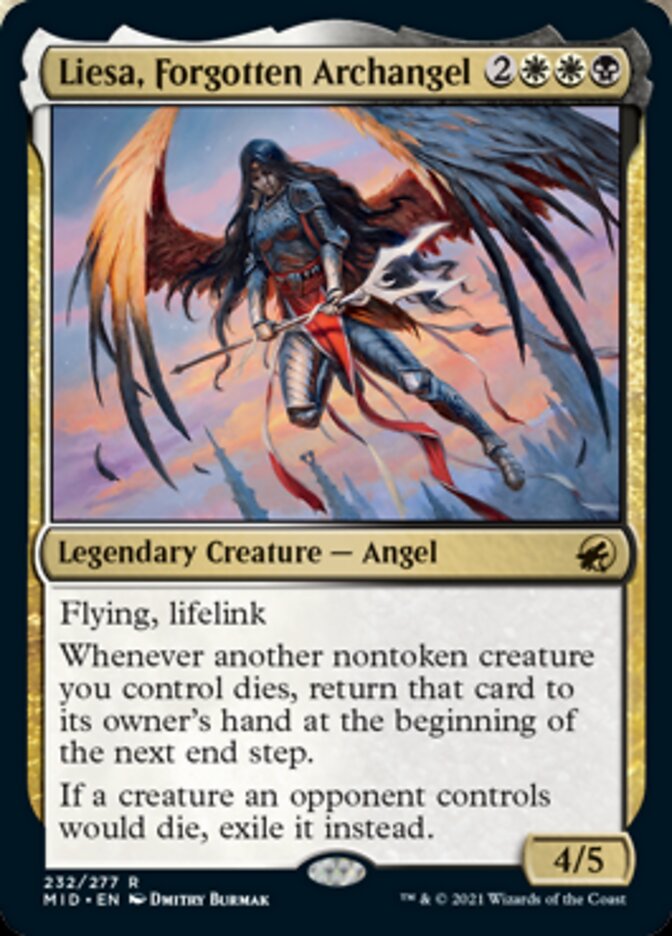 Liesa, Forgotten Archangel [Innistrad: Midnight Hunt] | Anubis Games and Hobby