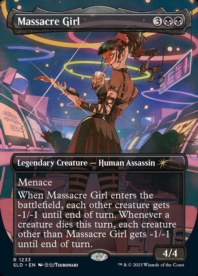 Massacre Girl (Borderless) [Secret Lair Drop Series] | Anubis Games and Hobby