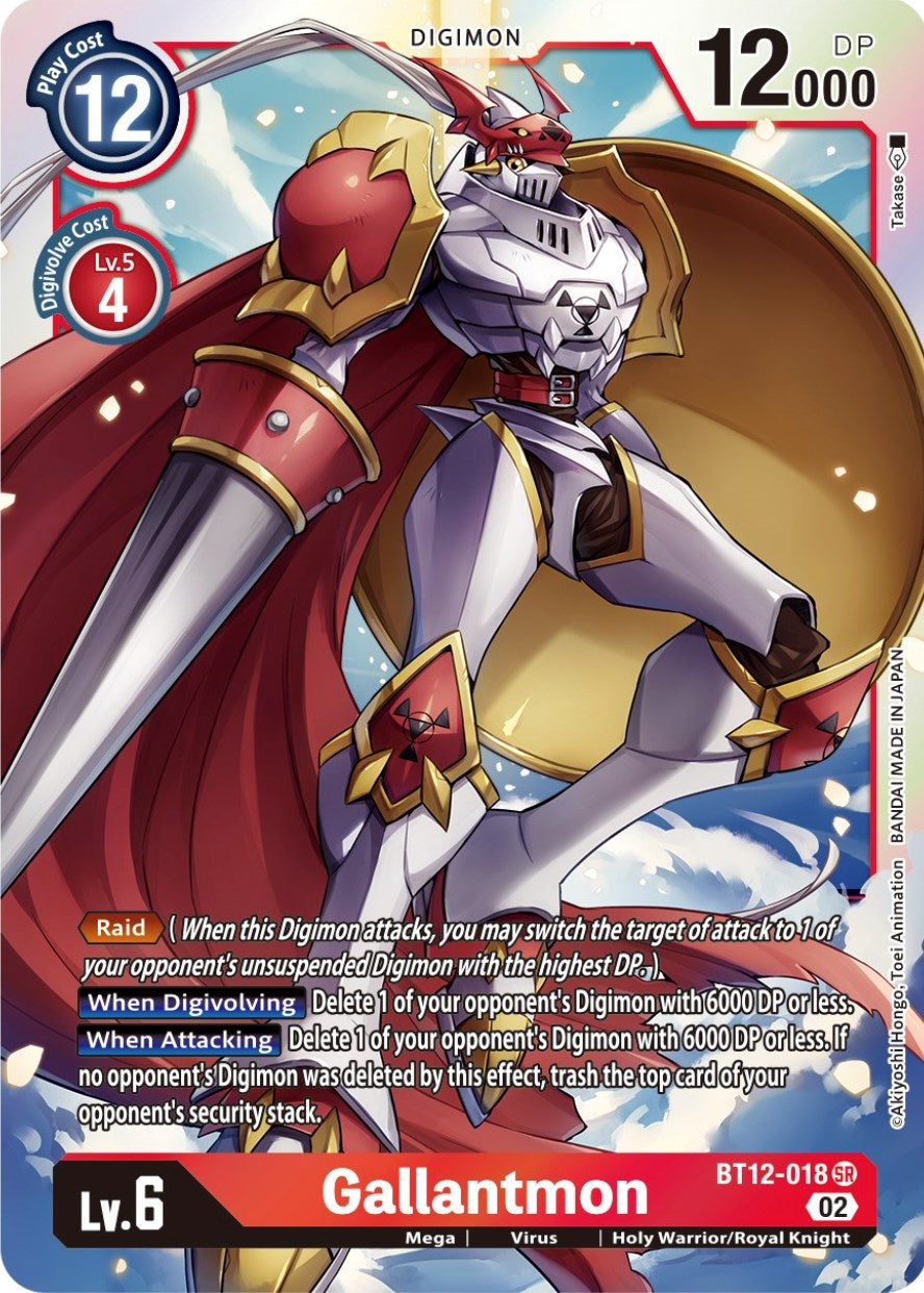 Gallantmon [BT12-018] [Across Time] | Anubis Games and Hobby